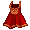 Crimson Festive Fräulein Dress - virtual item (Questing)