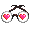 Heart Glasses - virtual item (bought)
