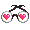 Heart Glasses - virtual item (Donated)