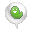 Green Worm Mood Bubble - virtual item (Questing)