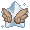 Astra: Light Brown Mini Angel Wings - virtual item (Questing)