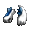 Blue Wulf Gloves - virtual item (donated)