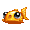 Gold Bubble-Eye Goldfish Hat - virtual item (Wanted)
