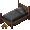 Medieval Dark Wood Bed - virtual item (Donated)