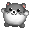 Gray Hamster Ball Plush - virtual item (Wanted)