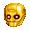 Gold Automaton Protocol Face - virtual item (Questing)