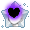 Astra: Dark Glowing Forehead Heart - virtual item (Wanted)