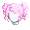 Girl's Poofy Piggies Pink (Lite) - virtual item (questing)