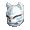 Blue Kitsune Mask - virtual item ()