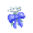 Blue Baby's Breath Bow - virtual item (Wanted)