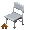 Metallic Steel Chair - virtual item (Wanted)