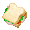 Ham and Veggie Sandwich - virtual item (questing)