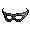 Black Sequined Devil Mask - virtual item (wanted)