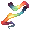 Vivid Rainbow Angelic Sash - virtual item (Questing)