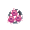 Pink Daffodil - Green Bouquet with Gold Ribbon - virtual item