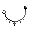 Decorated Onyx Nose Chain - virtual item
