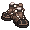 Brown Grizzled Boots - virtual item (Questing)