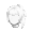 Gaia Item: Guy's Layered Ponytail White (Lite)
