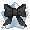 Astra: Black Fluttering Back Bow - virtual item (Wanted)