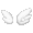 Pure White Mini Angel Wings - virtual item ()