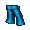 Peacock Blue Polyester Pants - virtual item (Wanted)