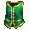 Elegant Emerald Satin Vest - virtual item (questing)