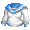 Light Blue Winter Serafuku Shirt - virtual item (Questing)