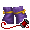 Violet Deluxe Holiday Legwarmers - virtual item (questing)