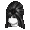 Midnight Dark Mistress Wig - virtual item (Questing)