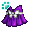 [Animal] Basic Purple Dress - virtual item