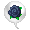 Blue Rose Mood Bubble - virtual item
