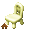 Yellow Snuggle Chair - virtual item (questing)