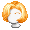 Girl's Wavy Bob Orange (Lite) - virtual item (Questing)