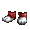 Red Wulf Boots - virtual item (Donated)
