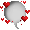 Red Hearts Mood Bubble Accessory - virtual item