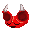 Red Devil Face Paint - virtual item