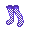 Purple Fishnet Stockings - virtual item