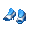 Blue Neo-City Heels - virtual item (Wanted)