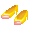 Yellow & Pink Two-Tone Heels - virtual item (Wanted)