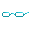 Aqua Reading Glasses - virtual item