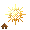 Fancy Gold Snowflake Ornament - virtual item (Questing)