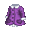 Purple Warm Hearts Coat - virtual item