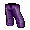 Moira's Purple Zipper Pants