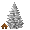 Silver White Holiday Tree - virtual item (Questing)
