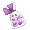 Purple Konpeito - virtual item (donated)