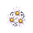 White Daisy - Bouquet with White Ribbon - virtual item (donated)