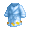 Baby Blue Fuzzy Bathrobe - virtual item (wanted)