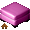 Pink Leather Ottoman - virtual item (Bought)