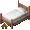 Medieval Oak White Bed - virtual item (Questing)