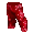 Ice Champion Red Glitter Pants - virtual item (Questing)